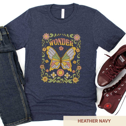 Wonder Butterfly - Adult Unisex Jersey Crew Tee