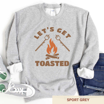 Let's Get Toasted - Adult Unisex Heavy Blend Sweatshirt