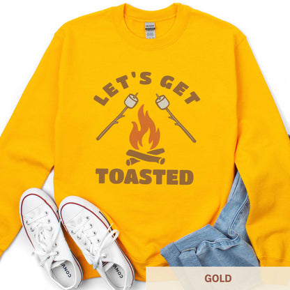 Let's Get Toasted - Adult Unisex Heavy Blend Sweatshirt