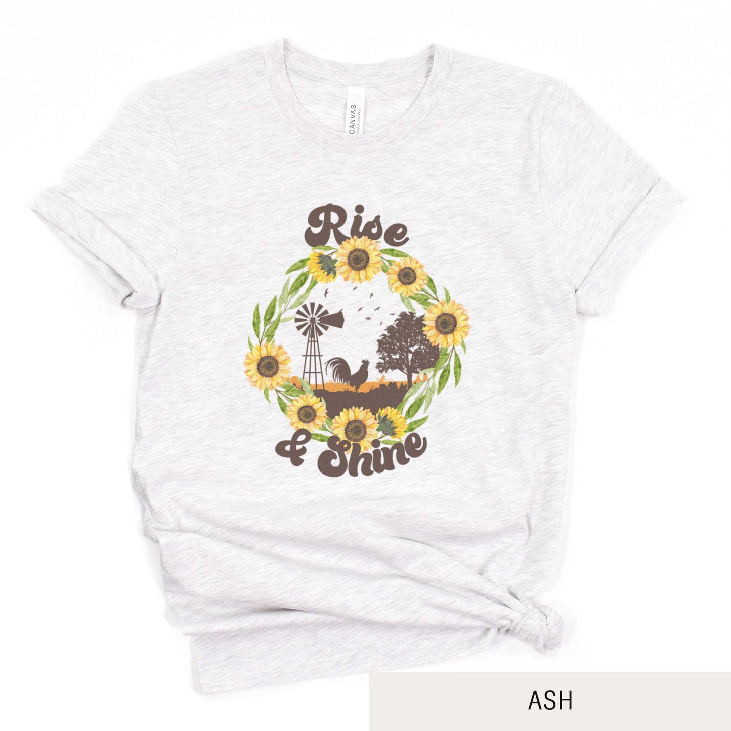 Rise & Shine - Adult Unisex Jersey Crew Tee