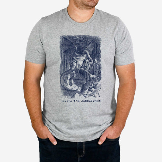 Beware the Jabberwock - Adult Unisex Jersey Crew Tee