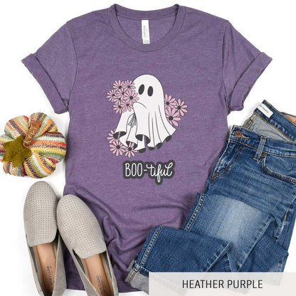 Boo-tiful Ghost - Adult Unisex Jersey Crew Tee