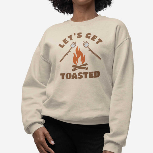 Let's Get Toasted - Adult Unisex Heavy Blend Sweatshirt