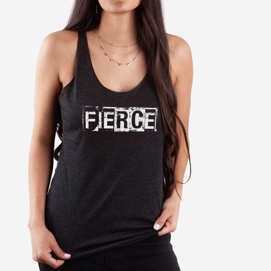 Fierce - Women's Triblend Racerback Tank